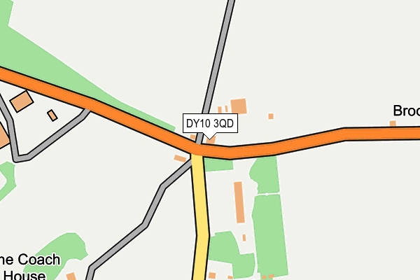 DY10 3QD map - OS OpenMap – Local (Ordnance Survey)
