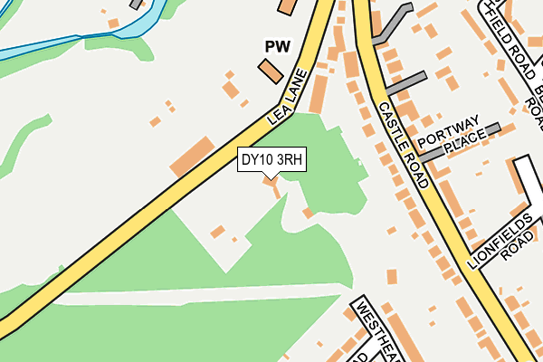 DY10 3RH map - OS OpenMap – Local (Ordnance Survey)