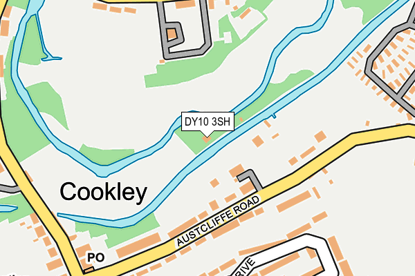DY10 3SH map - OS OpenMap – Local (Ordnance Survey)