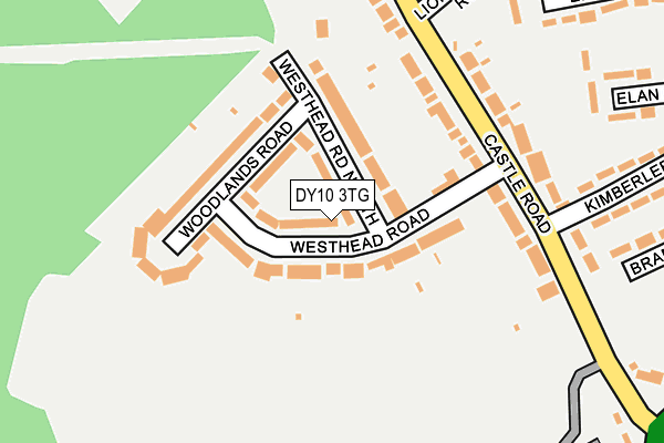 DY10 3TG map - OS OpenMap – Local (Ordnance Survey)