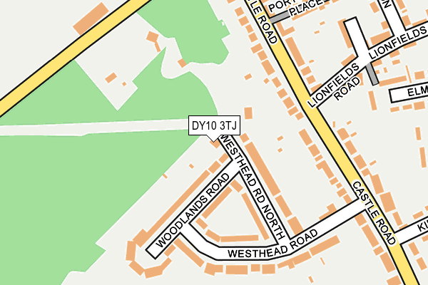 DY10 3TJ map - OS OpenMap – Local (Ordnance Survey)