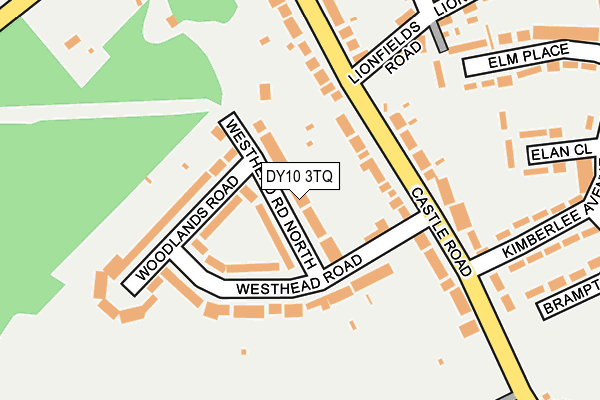 DY10 3TQ map - OS OpenMap – Local (Ordnance Survey)