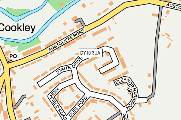 DY10 3UA map - OS OpenMap – Local (Ordnance Survey)