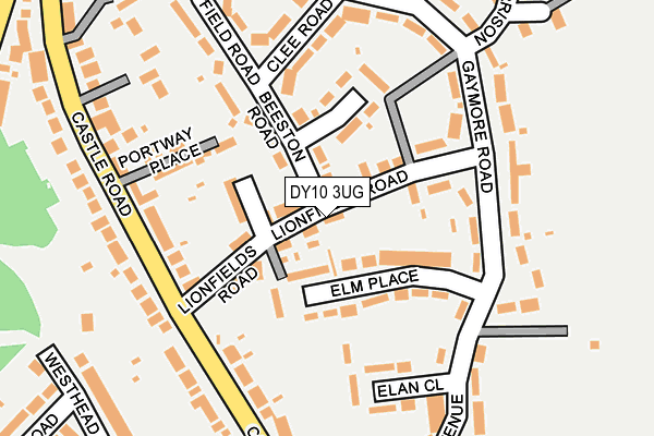 DY10 3UG map - OS OpenMap – Local (Ordnance Survey)
