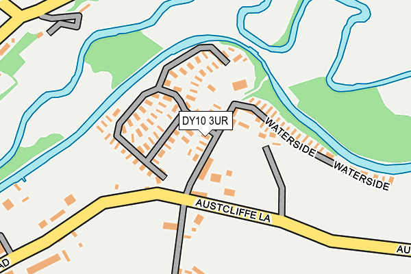 DY10 3UR map - OS OpenMap – Local (Ordnance Survey)