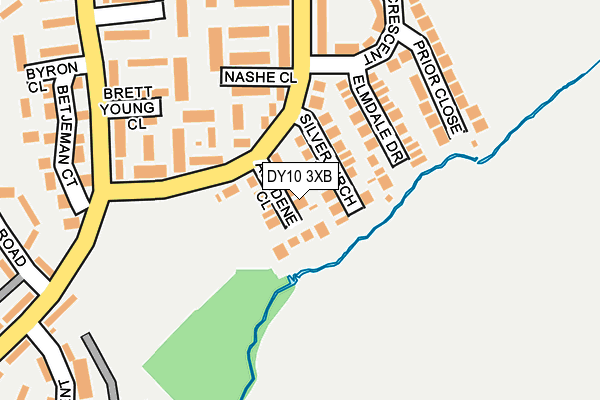 DY10 3XB map - OS OpenMap – Local (Ordnance Survey)