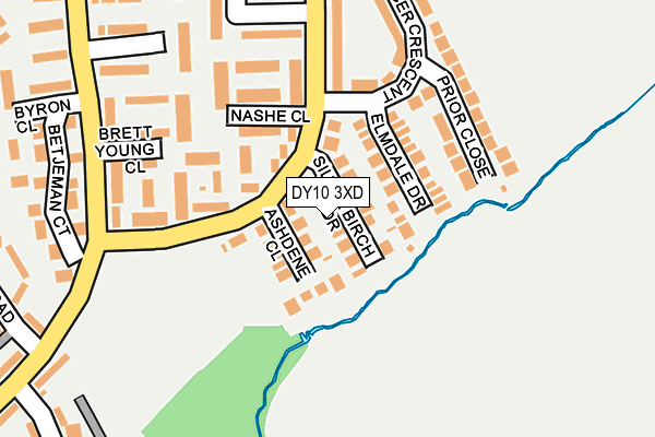 DY10 3XD map - OS OpenMap – Local (Ordnance Survey)