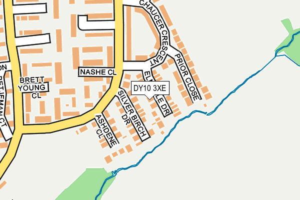 DY10 3XE map - OS OpenMap – Local (Ordnance Survey)
