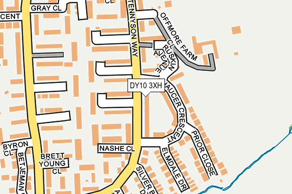 DY10 3XH map - OS OpenMap – Local (Ordnance Survey)
