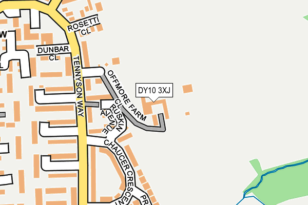 DY10 3XJ map - OS OpenMap – Local (Ordnance Survey)