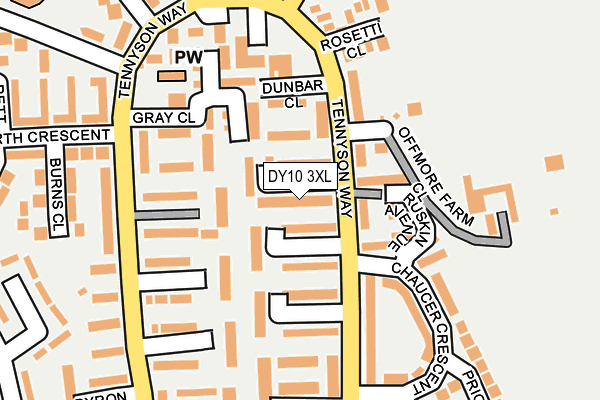 DY10 3XL map - OS OpenMap – Local (Ordnance Survey)