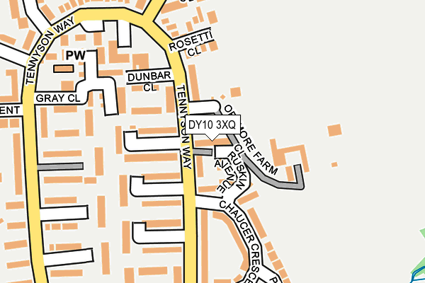 DY10 3XQ map - OS OpenMap – Local (Ordnance Survey)