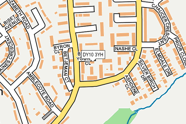 DY10 3YH map - OS OpenMap – Local (Ordnance Survey)