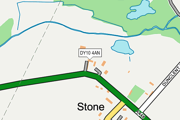 DY10 4AN map - OS OpenMap – Local (Ordnance Survey)