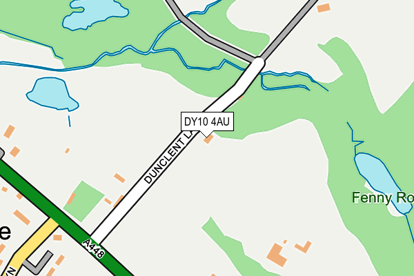 DY10 4AU map - OS OpenMap – Local (Ordnance Survey)