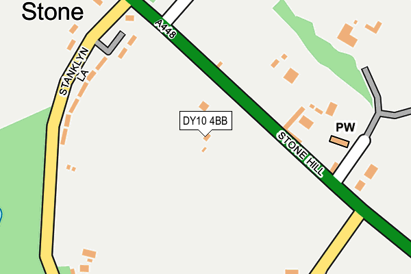 DY10 4BB map - OS OpenMap – Local (Ordnance Survey)