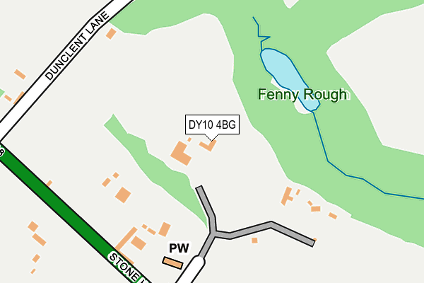 DY10 4BG map - OS OpenMap – Local (Ordnance Survey)