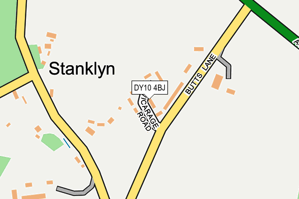 DY10 4BJ map - OS OpenMap – Local (Ordnance Survey)
