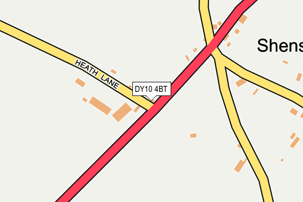 DY10 4BT map - OS OpenMap – Local (Ordnance Survey)