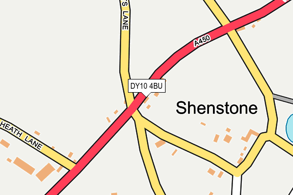 DY10 4BU map - OS OpenMap – Local (Ordnance Survey)