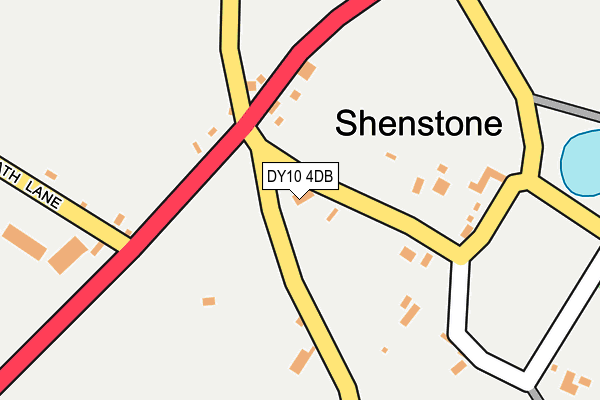DY10 4DB map - OS OpenMap – Local (Ordnance Survey)
