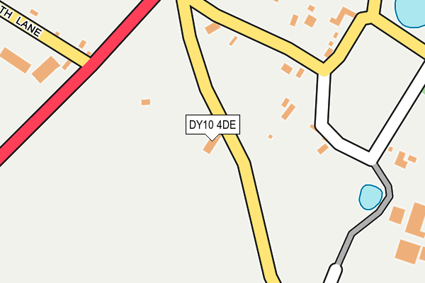 DY10 4DE map - OS OpenMap – Local (Ordnance Survey)