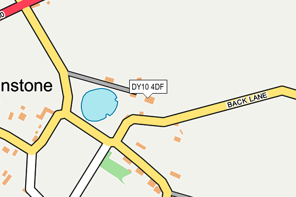 DY10 4DF map - OS OpenMap – Local (Ordnance Survey)