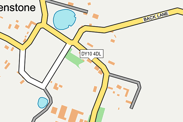 DY10 4DL map - OS OpenMap – Local (Ordnance Survey)