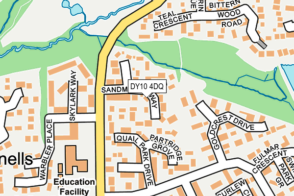 DY10 4DQ map - OS OpenMap – Local (Ordnance Survey)