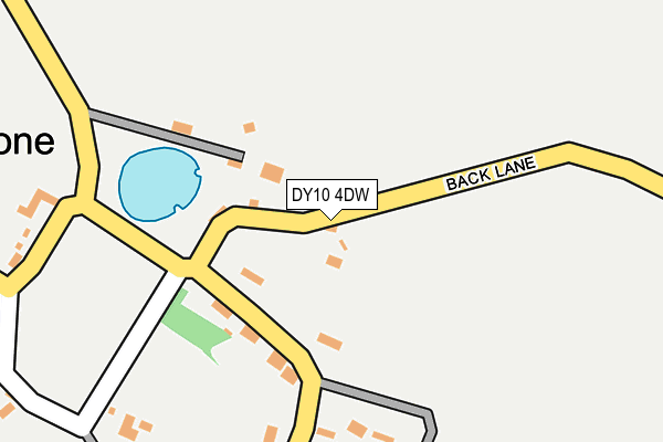 DY10 4DW map - OS OpenMap – Local (Ordnance Survey)