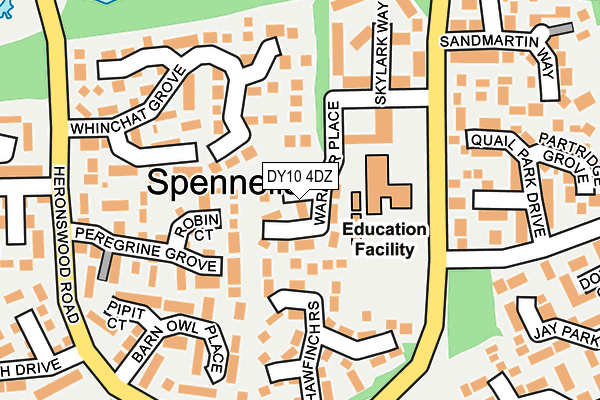 DY10 4DZ map - OS OpenMap – Local (Ordnance Survey)