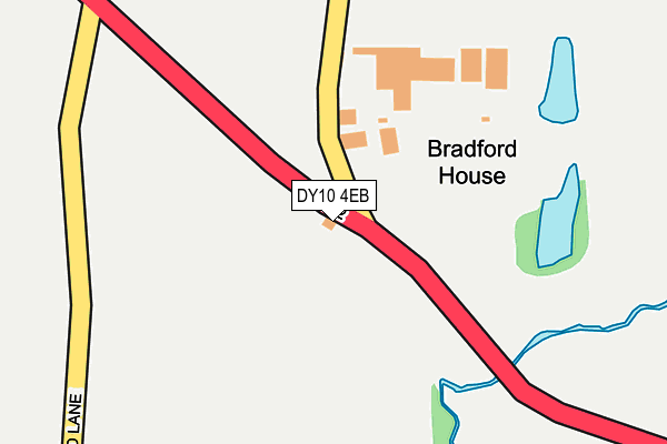 DY10 4EB map - OS OpenMap – Local (Ordnance Survey)