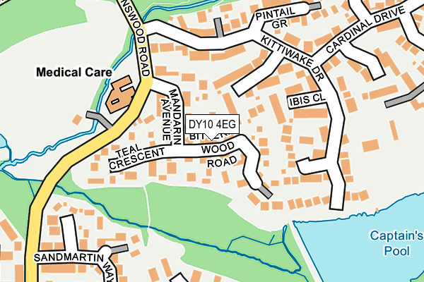 DY10 4EG map - OS OpenMap – Local (Ordnance Survey)