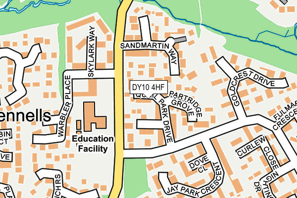 DY10 4HF map - OS OpenMap – Local (Ordnance Survey)