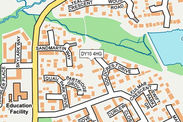 DY10 4HG map - OS OpenMap – Local (Ordnance Survey)