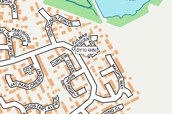 DY10 4HN map - OS OpenMap – Local (Ordnance Survey)