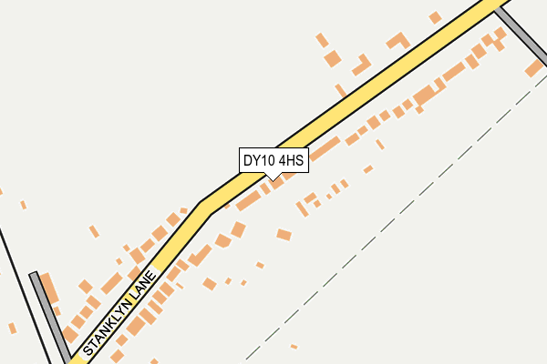 DY10 4HS map - OS OpenMap – Local (Ordnance Survey)