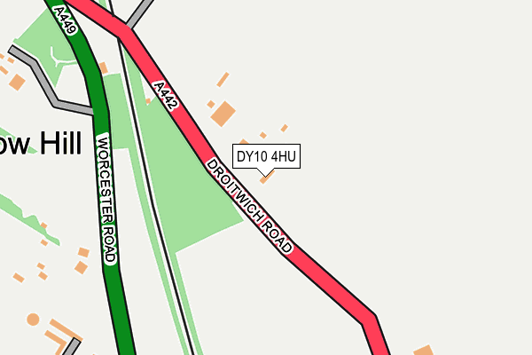DY10 4HU map - OS OpenMap – Local (Ordnance Survey)