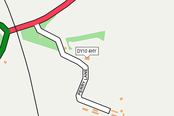DY10 4HY map - OS OpenMap – Local (Ordnance Survey)
