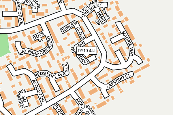 DY10 4JJ map - OS OpenMap – Local (Ordnance Survey)
