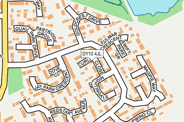 DY10 4JL map - OS OpenMap – Local (Ordnance Survey)