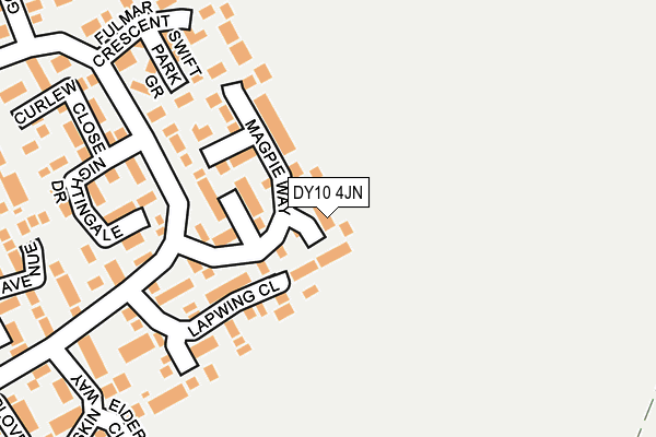 DY10 4JN map - OS OpenMap – Local (Ordnance Survey)
