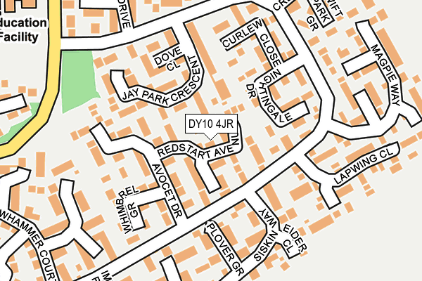 DY10 4JR map - OS OpenMap – Local (Ordnance Survey)