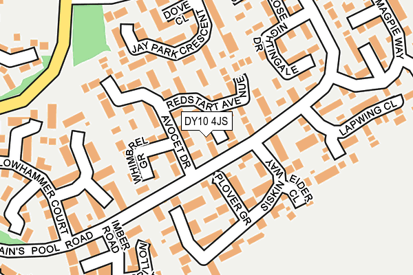 DY10 4JS map - OS OpenMap – Local (Ordnance Survey)