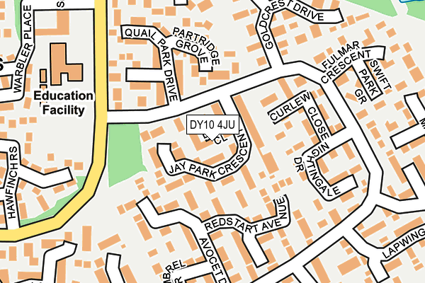 DY10 4JU map - OS OpenMap – Local (Ordnance Survey)