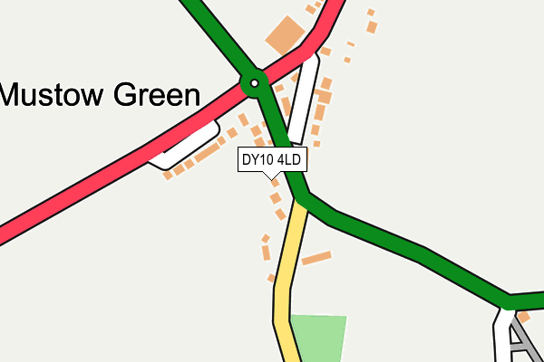 DY10 4LD map - OS OpenMap – Local (Ordnance Survey)