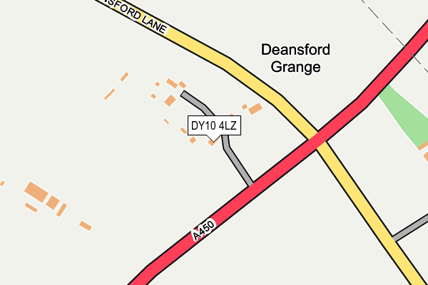 DY10 4LZ map - OS OpenMap – Local (Ordnance Survey)