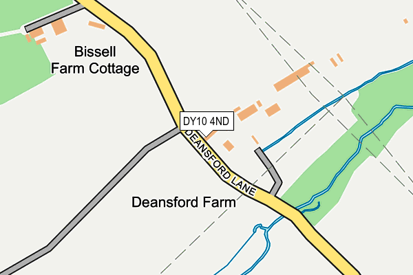 DY10 4ND map - OS OpenMap – Local (Ordnance Survey)