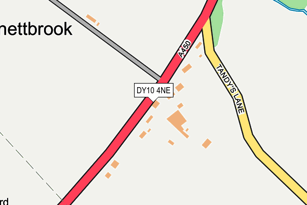 DY10 4NE map - OS OpenMap – Local (Ordnance Survey)