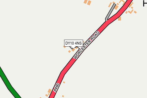 DY10 4NS map - OS OpenMap – Local (Ordnance Survey)